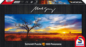 Schmidt: Desert Oak at Sunset - 1000 Piece Puzzle Panoramic