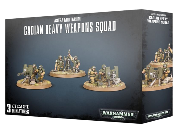 Warhammer 40K: Cadian Heavy Weapon Squad - Astra Militarum