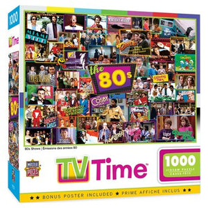 TV Time The 80s Shows 1000 Piece Puzzle