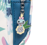 Disney Loungefly: Lilo and Stitch Hawaiian Flowers Stitch and Scrump Mini Backpack