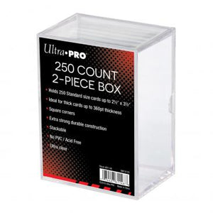 Ultra PRO 2-Piece 250 Count Clear Card Storage Box